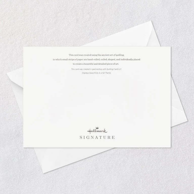 Hallmark Floral Happy Quilled Paper Handmade Birthday Card 9 Hallmark Floral Happy Quilled Paper Handmade Birthday Card - Image 7