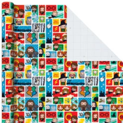 Hallmark Harry Potter™ 3-Pack Assorted Wrapping Paper, 60 Sq. Ft. Total -Lovely Souvenir Store Harry Potter Assorted Wrapping Paper Pack 5EWR2958 04