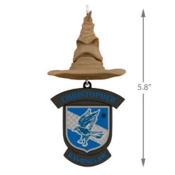 Harry Potter™ Sorting Hat Personalized Text Ornament, Ravenclaw™ -Lovely Souvenir Store Harry Potter Sorting Hat Personalized Ornament Ravenclaw 2499QHE1883B7 03