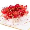 Hallmark Love You More 3D Pop-Up Love Card -Lovely Souvenir Store Heart Pattern 3D PopUp Love Card 1299IAV5835 01