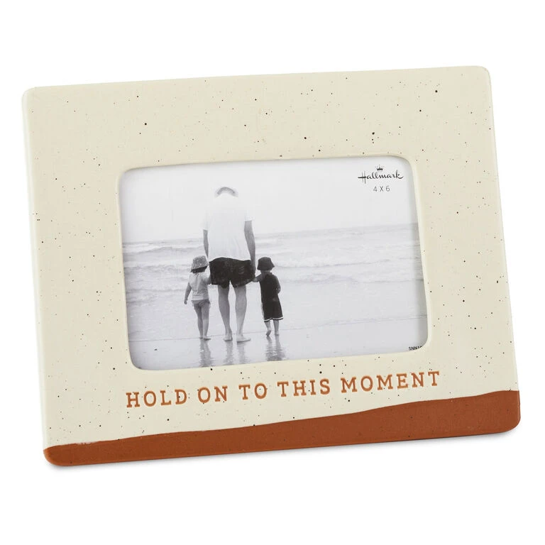 Hallmark Hold On To This Moment Ceramic Picture Frame, 4x6 3 Hallmark Hold On To This Moment Ceramic Picture Frame, 4x6