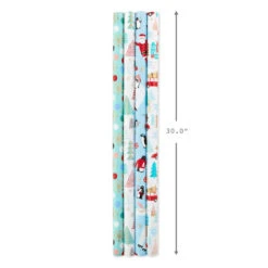 Hallmark Holiday Mix 4-Pack Christmas Wrapping Paper Assortment, 120 Sq. Ft. 13 Hallmark Holiday Mix 4-Pack Christmas Wrapping Paper Assortment, 120 Sq. Ft. -Lovely Souvenir Store Holiday Mix Assorted Christmas Wrapping Paper 5JXW1042 04