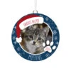 Hallmark Holiday Pet Personalized Text And Photo Ceramic Ornament 2 Hallmark Holiday Pet Personalized Text And Photo Ceramic Ornament -Lovely Souvenir Store Holiday Pet Personalized Round Christmas Ornament 1999QHE1711B21 01
