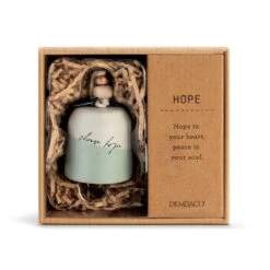 Demdaco Hope Mini Inspired Bell, 2.5" -Lovely Souvenir Store Hope Mini Inspired Bell 1008010013 03