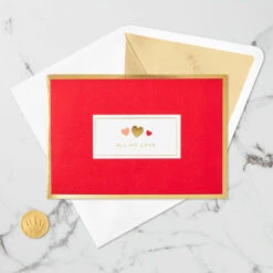 Hallmark All My Love Hearts 3D Pop-Up Love Card -Lovely Souvenir Store I Love You Hearts 3D PopUp Love Card 1299LAD2889 04