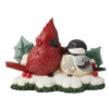 Enesco Jim Shore Highland Glen Cardinal And Chickadee Figurine, 4.33"