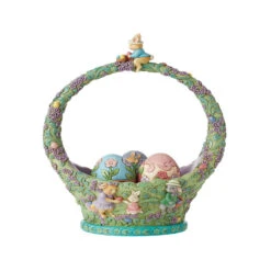 Enesco Jim Shore Egg Hunt Easter Basket Figurine, 9.25" -Lovely Souvenir Store Jim Shore Egg Hunt Easter Basket Figurine 6010591 02