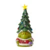Enesco Jim Shore Dr. Seuss Grinch Gnome With Tree Hat Figurine, 9.84" -Lovely Souvenir Store Jim Shore Grinch Gnome In Tree Hat Figurine 6012703 01