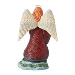 Enesco Jim Shore Holiday Manor Angel Figurine, 9.25" 5 Enesco Jim Shore Holiday Manor Angel Figurine, 9.25" -Lovely Souvenir Store Jim Shore Holiday Manor Angel Wreath Figurine 6012886 02