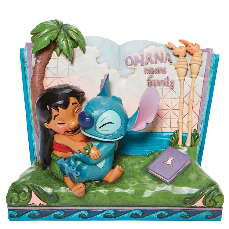 Enesco Jim Shore Disney Lilo & Stitch Storybook Figurine, 5.75" 3 Enesco Jim Shore Disney Lilo & Stitch Storybook Figurine, 5.75"