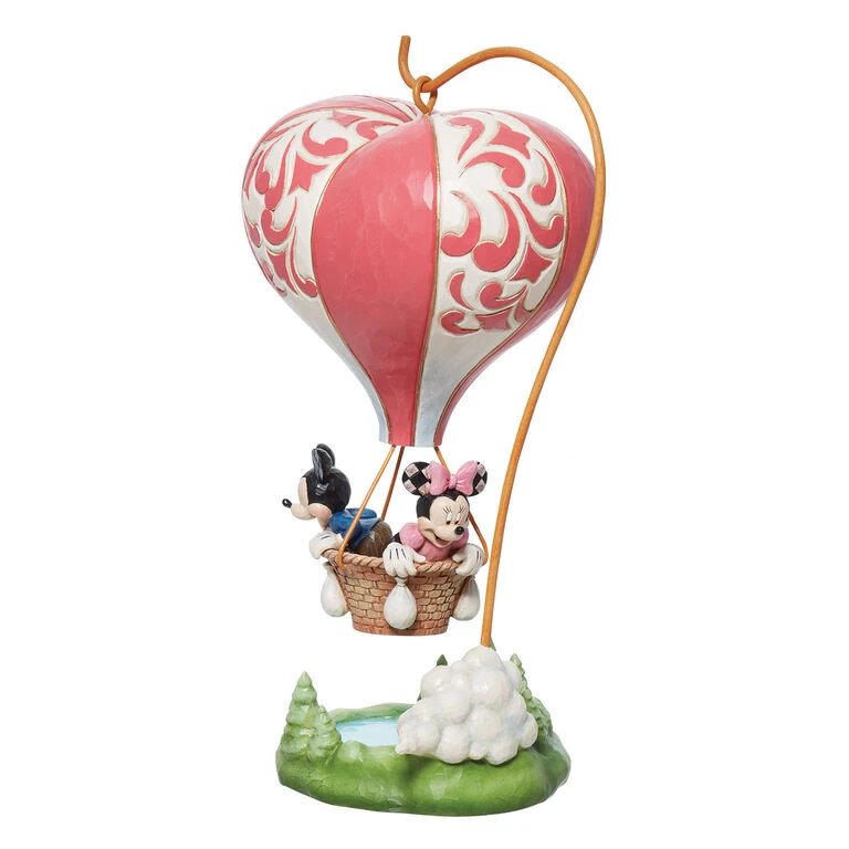 Enesco Jim Shore Disney Mickey And Minnie Heart Air Balloon Figurine, 10.75" 4 Enesco Jim Shore Disney Mickey And Minnie Heart Air Balloon Figurine, 10.75" - Image 2