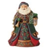 Enesco Jim Shore Collector Santa With Lantern Figurine, 14.02" -Lovely Souvenir Store Jim Shore Santa Claus Lantern French Horn Figurine 6012948 01