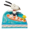Enesco Jim Shore Peanuts Snoopy & Woodstock Surfing Figurine, 5.5" -Lovely Souvenir Store Jim Shore Snoopy Woodstock Surfing Figurine 6010114 01