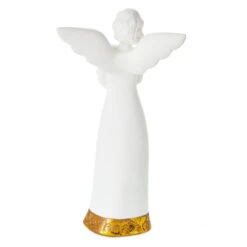 Hallmark Heart Of The Family Angel Figurine For Grandma, 8.5" -Lovely Souvenir Store Joanne Eschrich Ceramic Angel Figurine for Grandma 1JOA2227 02