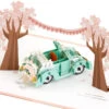 Hallmark Best Wishes For The Road Ahead 3D Pop-Up Wedding Card -Lovely Souvenir Store Just Married Car 3D PopUp Wedding Card 1299LAD2903 01