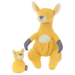 Hallmark Kangaroo And Baby Joey Stuffed Animal And Rattle Set -Lovely Souvenir Store Kangaroo and Baby Joey Plush and Rattle Set 1BBY4819 03