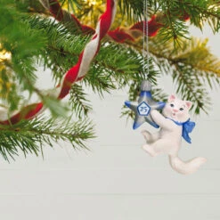 Hallmark Mischievous Kittens Special Edition 25th Anniversary Ornament -Lovely Souvenir Store Kitten With 25th Star Keepsake Ornament 1799QXE3327 02