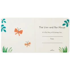 Hallmark The Lion And The Mouse Board Book And Lion Lovey Blanket Set -Lovely Souvenir Store Lion Lovey Blanket Lion Mouse Kindness Board Book Set 1BBY4783 04