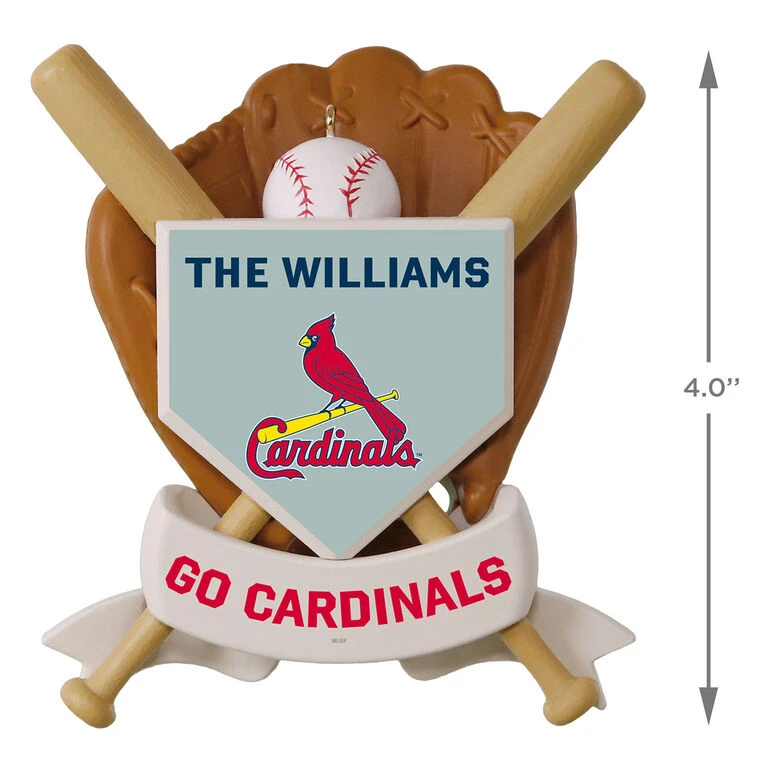 MLB Baseball Personalized Ornament, Cardinals™ 5 MLB Baseball Personalized Ornament, Cardinals™ - Image 3