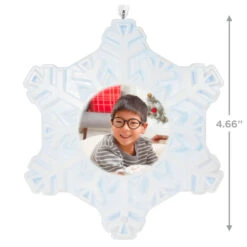 Hallmark Magic Sparkling Snowflake Photo Personalized Ornament With Light -Lovely Souvenir Store Magic Sparkling Snowflake Photo Keepsake Personalized Ornament With Light 2999QHE2010B3 03