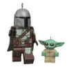 Hallmark The Mandalorian™ And Grogu™ LEGO® Star Wars™ Minifigure Ornaments, Set Of 2 -Lovely Souvenir Store Mandalorian Grogu LEGO Minifig Keepsake Ornaments 2499QXI7079 01