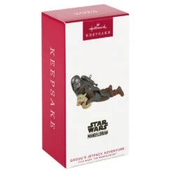 Hallmark Star Wars: The Mandalorian™ Grogu's Jetpack Adventure Ornament -Lovely Souvenir Store Mandalorian and Grogu Flying Keepsake Ornament 2499QXI7107 04