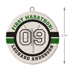 Marathon Ceramic Circle Personalized Ornament -Lovely Souvenir Store Marathon Ceramic Circle Personalized Ornament 1999QHE1711B111 03