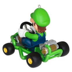 Hallmark Nintendo Mario Kart™ Luigi Ornament -Lovely Souvenir Store Mario Kart Luigi Keepsake Ornament 1899QXI6337 06