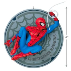 Hallmark Marvel The Amazing Spider-Man Personalized Ornament -Lovely Souvenir Store Marvel The Amazing SpiderMan Personalized Keepsake Ornament 2499QHE2115B1 03