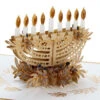 Hallmark Season Full Of Light 3D Pop-Up Hanukkah Card -Lovely Souvenir Store Menorah 3D PopUp Hanukkah Card 5XXH1003 01