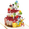 Hallmark Disney Mickey Mouse Cake 3D Pop-Up Birthday Card -Lovely Souvenir Store Mickey Mouse and Pluto Cake 3D PopUp Birthday Card 1499LAD2724 03
