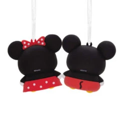 Better Together Disney Mickey And Minnie Magnetic Hallmark Ornaments, Set Of 2 -Lovely Souvenir Store Mickey and Minnie Christmas Ornaments 3HCM2402 06