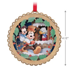 Hallmark Disney Mickey's Christmas Carol 40th Anniversary Papercraft Ornament 10 Hallmark Disney Mickey's Christmas Carol 40th Anniversary Papercraft Ornament -Lovely Souvenir Store Mickeys Christmas Carol Characters Keepsake Ornament 1999QXD6669 03