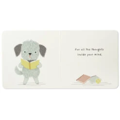 Hallmark MopTops Shaggy Dog Stuffed Animal With You Make Me Proud Board Book 13 Hallmark MopTops Shaggy Dog Stuffed Animal With You Make Me Proud Board Book -Lovely Souvenir Store MopTops Dog Plush Stuffed Animal Board Book 1KID1532 06