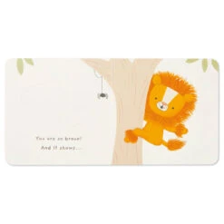 Hallmark MopTops Lion Stuffed Animal With You Are Brave Board Book -Lovely Souvenir Store MopTops Plush Lion Stuffed Animal Board Book 1KID1530 06
