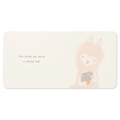 Hallmark MopTops Llama Stuffed Animal With You Make Me Smile Board Book -Lovely Souvenir Store MopTops Plush Llama Stuffed Animal Board Book 1KID1534 06