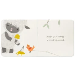 Hallmark MopTops Highland Sheep Stuffed Animal With You Are Kind Board Book -Lovely Souvenir Store MopTops Plush Sheep Stuffed Animal Board Book 1KID1535 06