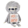 Hallmark MopTops Sloth Stuffed Animal With You Are The Best Board Book -Lovely Souvenir Store MopTops Plush Sloth Stuffed Animal and Board Book 1KID2083 01