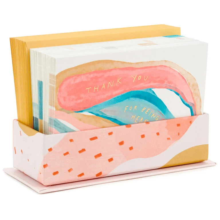 Hallmark Morgan Harper Nichols Assorted Blank Note Cards In Caddy, Pack Of 40 3 Hallmark Morgan Harper Nichols Assorted Blank Note Cards In Caddy, Pack Of 40