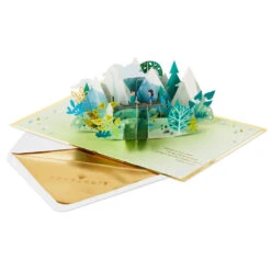 Hallmark Love Sharing Life's Adventure With You 3D Pop-Up Love Card -Lovely Souvenir Store Mountains and Trees 3D PopUp Love Card 1299LAD2890 02