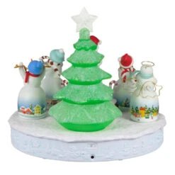 Hallmark Snowtop Lodge Christmas Concert Tabletop Decoration With Light And Sound -Lovely Souvenir Store Musical Snowmen Ornaments Keepsake Decoration 1QFM3929 06