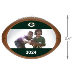 Hallmark NFL Football Green Bay Packers Text And Photo Personalized Ornament -Lovely Souvenir Store NFL Football Green Bay Packers Text and Photo Personalized Ornament 2499QHE1985B10 03