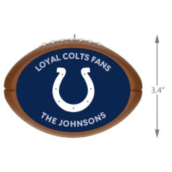 Hallmark NFL Football Indianapolis Colts Text Personalized Ornament -Lovely Souvenir Store NFL Football Indianapolis Colts Text Personalized Ornament 2499QHE1985B9 03