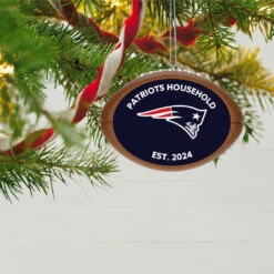 Hallmark NFL Football New England Patriots Text Personalized Ornament 10 Hallmark NFL Football New England Patriots Text Personalized Ornament -Lovely Souvenir Store NFL Football New England Patriots Text Personalized Ornament 2499QHE1985B8 02