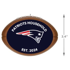 Hallmark NFL Football New England Patriots Text Personalized Ornament 11 Hallmark NFL Football New England Patriots Text Personalized Ornament -Lovely Souvenir Store NFL Football New England Patriots Text Personalized Ornament 2499QHE1985B8 03