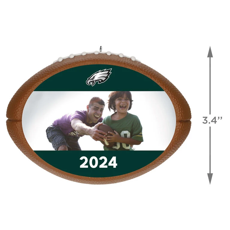 Hallmark NFL Football Philadelphia Eagles Text And Photo Personalized Ornament 5 Hallmark NFL Football Philadelphia Eagles Text And Photo Personalized Ornament - Image 3
