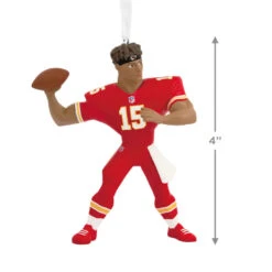 NFL Kansas City Chiefs Patrick Mahomes II Hallmark Ornament 9 NFL Kansas City Chiefs Patrick Mahomes II Hallmark Ornament -Lovely Souvenir Store NFL Kansas City Chiefs Patrick Mahomes II Christmas Ornament 1OSL1547 03