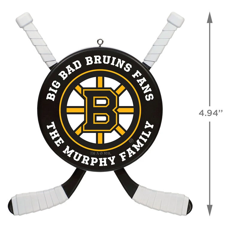 NHL Hockey Personalized Ornament, Boston Bruins® 5 NHL Hockey Personalized Ornament, Boston Bruins® - Image 3