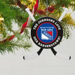 NHL Hockey Personalized Ornament, New York Rangers® -Lovely Souvenir Store NHLHockey Personalized Ornament New York Rangers 2499QHE1925B11 02