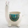 Natural Life Cream Ceramic Llama Planter -Lovely Souvenir Store Natural Life Cream Ceramic Llama Planter PLNT073 01
